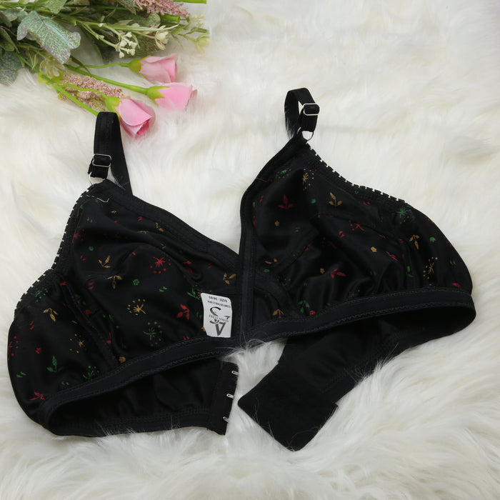 4 Piece Comfortable Printed jersey bra