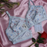 (4) Bra soft  Fabric Printed jersey bra