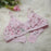 4 Piece Comfortable Printed jersey bra