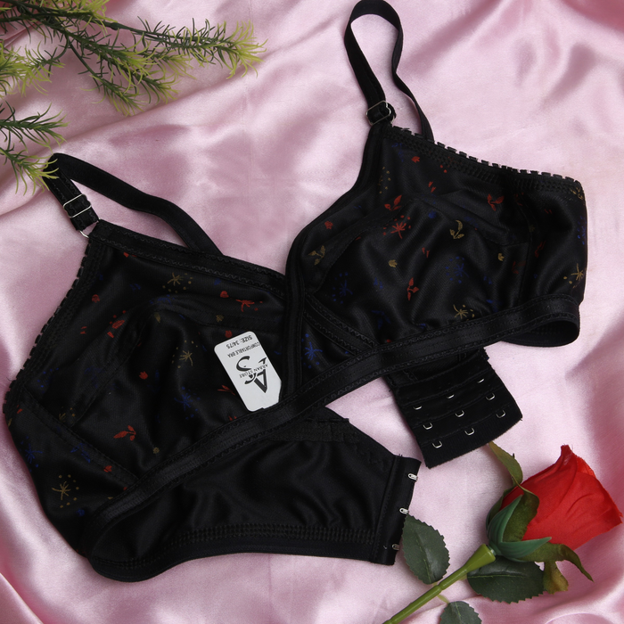 4 Piece Comfortable Printed jersey bra